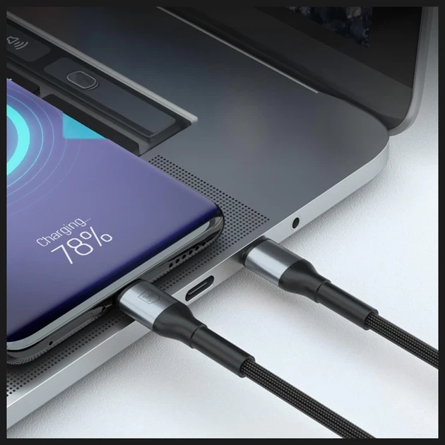 Кабель 3MK Hyper Cable N-SERIES USB-A to USB-C 1m 9V/2A 18W QC 3.0 Black (5903108680318) - Фото 3 Кабель 3MK Hyper Cable N-SERIES USB-A to USB-C 1m 9V/2A 18W QC 3.0 Black (5903108680318) - изображение 3