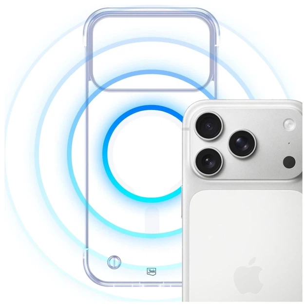 Чехол 3mk Just20g MagCase для iPhone 17 Pro Transparent with MagSafe (5903108664899) - изображение 3