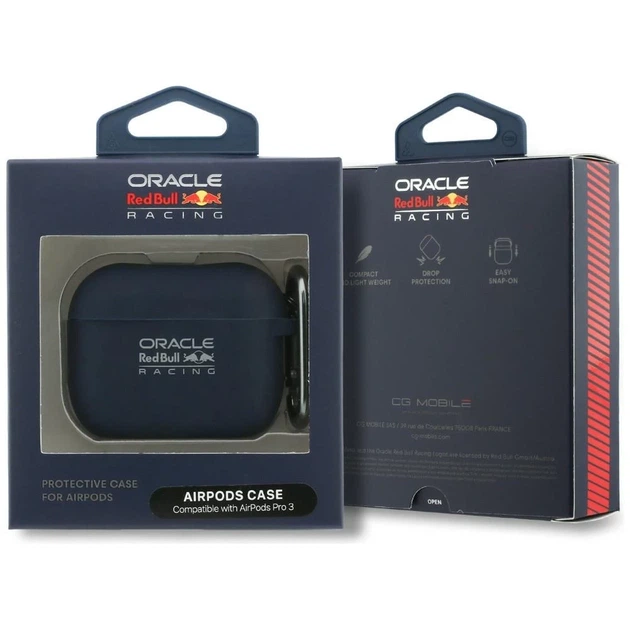 Чехол для наушников Red Bull Silikon Logo для AirPods 3 темно-синий (3666339620721) - Фото 4 Чехол для наушников Red Bull Silikon Logo для AirPods 3 темно-синий (3666339620721) - изображение 4