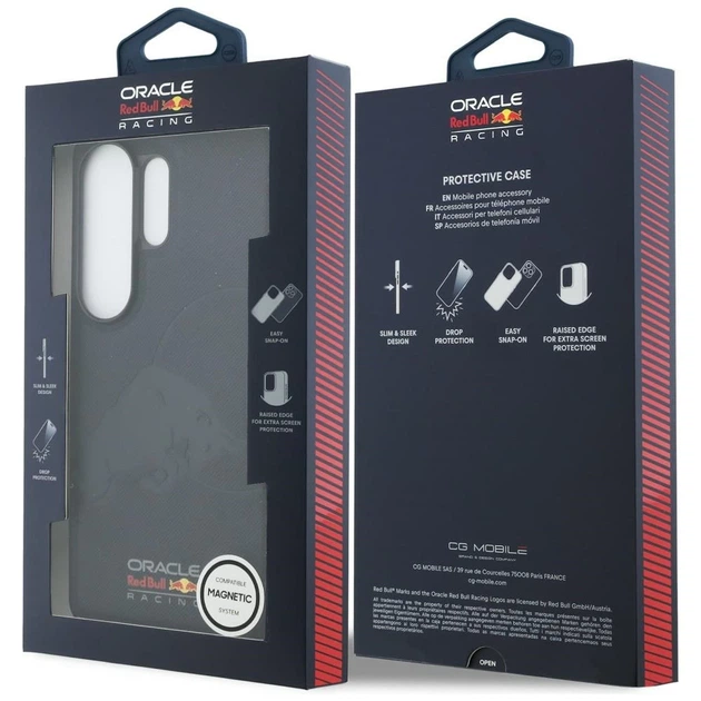 Чохол Red Bull Meshed Debossed Bull для Samsung Galaxy S26 Ultra Navy Blue with MagSafe (RBHMS26L24PUBUFV) - зображення 8