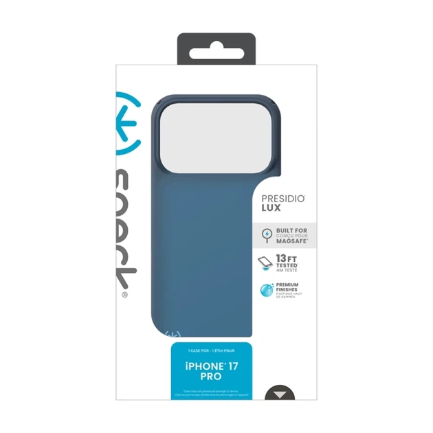 Чехол Speck Presidio Lux для iPhone 17 Pro Deep Sea Fade/Black/Spell Blue with MagSafe (151022-3276) - изображение 11