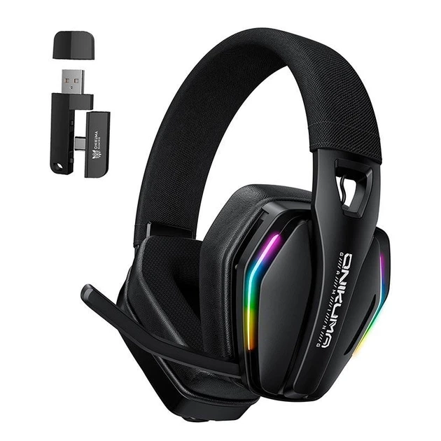 Наушники Onikuma GT826 Gaming с микрофоном и с 3мя режимами (Bluetooth 5.4, проводное, 2.4G) - Фото 1 Наушники Onikuma GT826 Gaming с микрофоном и с 3мя режимами (Bluetooth 5.4, проводное, 2.4G) - изображение 1