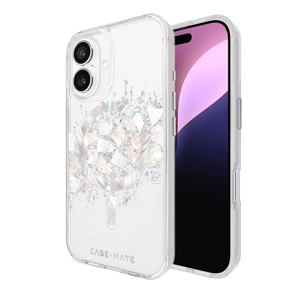 Чехол Case-Mate Karat для iPhone 16 A Touch of Pearl with MagSafe (CM054336) - Фото 1 Чехол Case-Mate Karat для iPhone 16 A Touch of Pearl with MagSafe (CM054336) - изображение 1