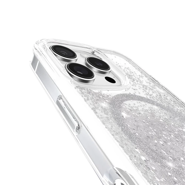 Чехол Case-Mate Waterfall для iPhone 16 Pro Silver with MagSafe (CM054602) - Фото 8 Чехол Case-Mate Waterfall для iPhone 16 Pro Silver with MagSafe (CM054602) - изображение 8