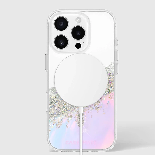 Чехол Case-Mate Karat для iPhone 16 Pro Holographic Soap Bubble with MagSafe (CM054716) - Фото 10 Чехол Case-Mate Karat для iPhone 16 Pro Holographic Soap Bubble with MagSafe (CM054716) - изображение 10