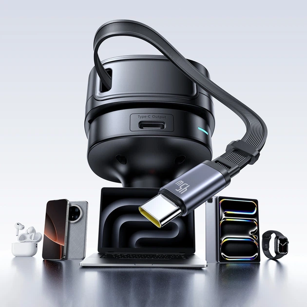 Автомобильная зарядка Baseus PrimeTrip VR1 60W USB-A USB-C с кабелем USB-C Черный (6932172690274) - изображение 13