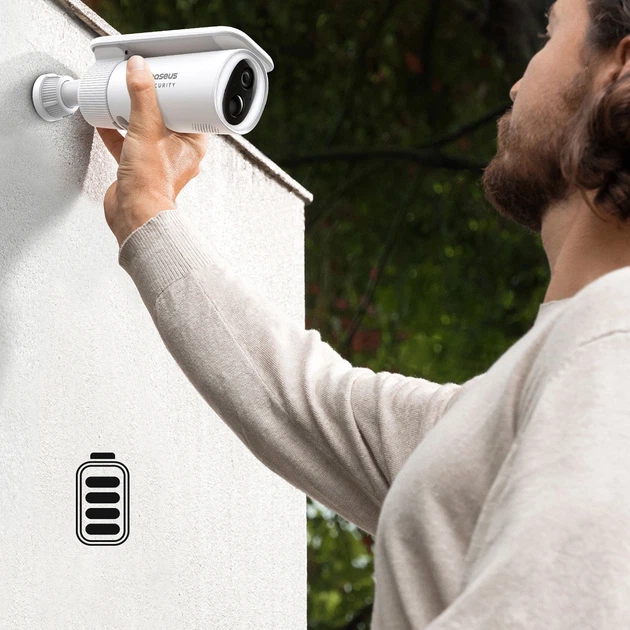 Зовнішня камера Baseus Security S1 2K White (S0SW002130) - зображення 8