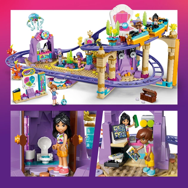 Конструктор LEGO Friends Американські гірки з русалками 864 деталі (42703) - зображення 5