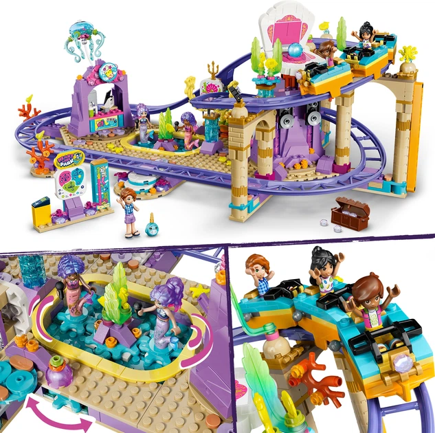 Конструктор LEGO Friends Американські гірки з русалками 864 деталі (42703) - зображення 7