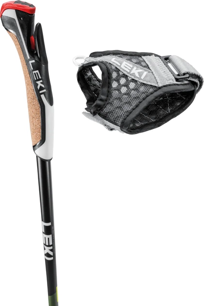 Kijki do nordyckiego chodzenia Leki Flash Carbon 125 cm Zielone (4028173318063) - obraz 4