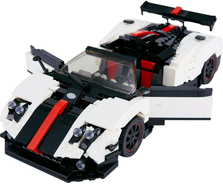 Klocki konstrukcyjne Rastar Pagani Zonda Cinque 1:16 960 elementów 98200 (6930751319493) - obraz 2