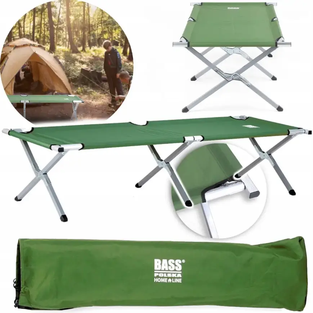Раскладная кровать Bass Polska BH31001 Зелёное - Фото 8 Раскладная кровать Bass Polska BH31001 Зелёное - изображение 8