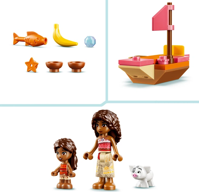 Конструктор LEGO Disney Princess Сільський будинок і човен 85 деталей (43282) - зображення 4