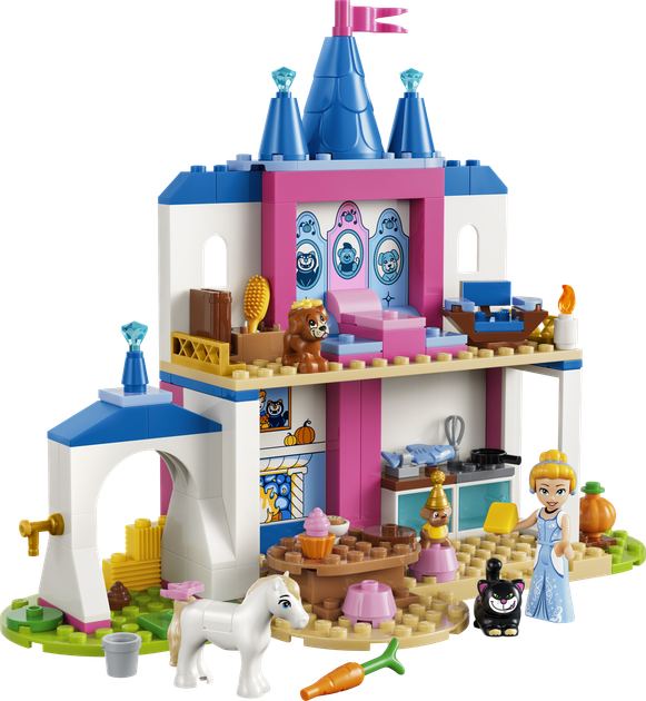 Конструктор LEGO Disney Princess Замок Попелюшки та її друзів-тварин 149 деталей (43283) - Фото 2 Конструктор LEGO Disney Princess Замок Попелюшки та її друзів-тварин 149 деталей (43283) - зображення 2