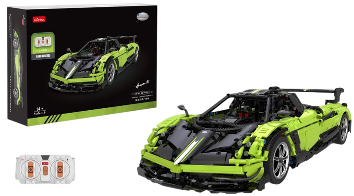 Конструктор Rastar Pagani Huayra BC 1:8 2899 елементів 97900-G (6930751322370) - Фото 1 Конструктор Rastar Pagani Huayra BC 1:8 2899 елементів 97900-G (6930751322370) - зображення 1