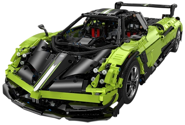 Конструктор Rastar Pagani Huayra BC 1:8 2899 елементів 97900-G (6930751322370) - Фото 5 Конструктор Rastar Pagani Huayra BC 1:8 2899 елементів 97900-G (6930751322370) - зображення 5