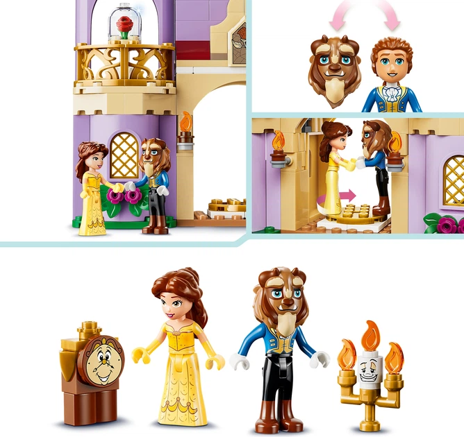 Конструктор LEGO Disney Princess Зачарований замок Красуні і Чудовиська 254 деталі (43289) - зображення 6