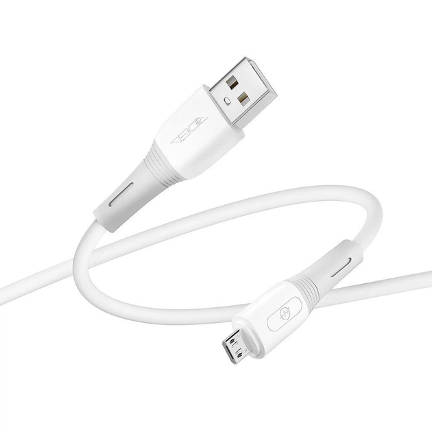 Кабель USB Ridea RC-SI35 SiliconePro Micro 3A Белый - изображение 5