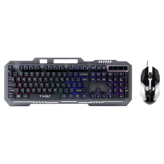 Клавиатура и Мышь TWolf TF600 Черный - изображение 3