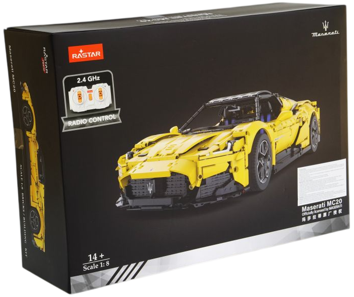Конструктор Rastar Maserati MC20 1:8 3466 елементів 93500 (6930751322486) - Фото 8 Конструктор Rastar Maserati MC20 1:8 3466 елементів 93500 (6930751322486) - зображення 8
