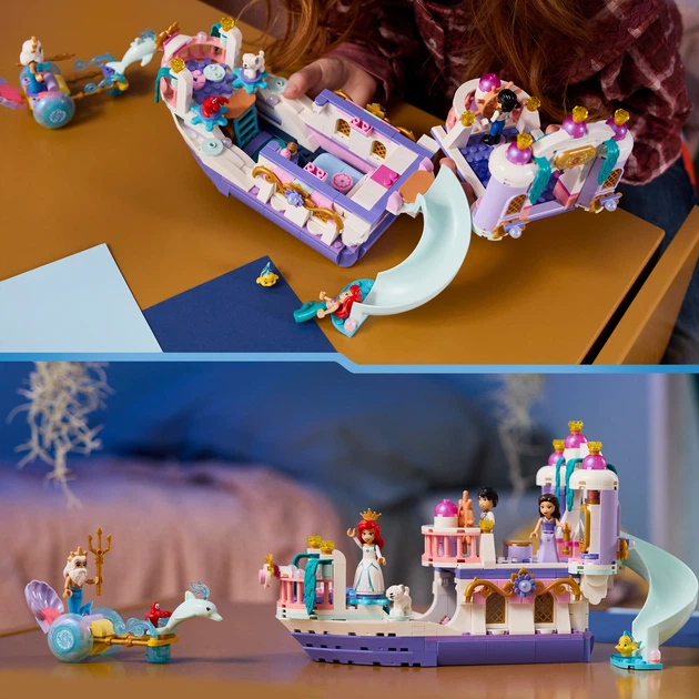 Конструктор LEGO Disney Princess Королівський весільний човен Аріель 519 деталей (43299) - зображення 8