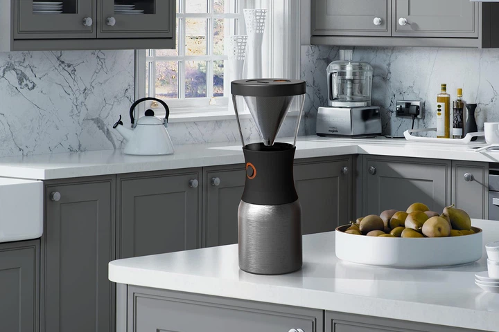 Zestaw do parzenia kawy Asobu Cold Brew 1 L z termosem Silver (KB900 SILVER/BLACK) - obraz 10