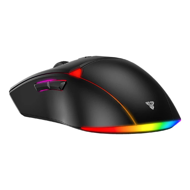 Игровая беспроводная компьютерная USB Мышка Fantech WG7V2 Crypto II (технология Strike Speed) на частоте 2.4GHz с помощью USB адаптера ARGB подсветка с 9 режимами работы Black - изображение 5