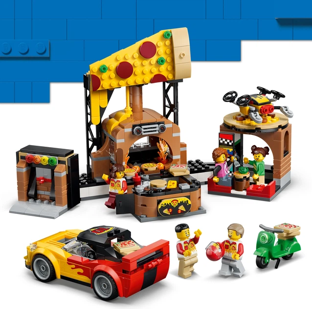 Конструктор LEGO City Доставка піци з різними транспортними засобами 494 деталі (60496) - зображення 4