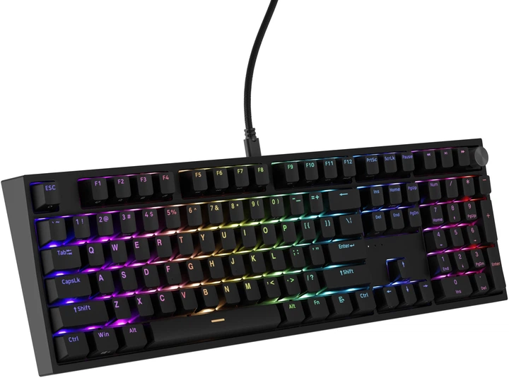 Клавіатура дротова Genesis Thor 404 Outemu Peach Silent Black (NKG-2298) - зображення 5