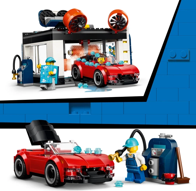 Конструктор LEGO City Тунельна автомийка 583 деталі (60497) - зображення 6