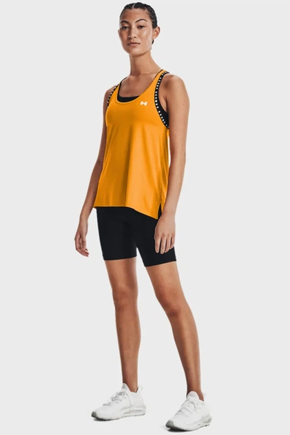 Майка жіноча помаранчева UA Knockout Tank Under Armour S 1351596-588 - зображення 2