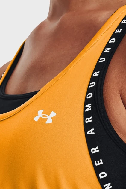 Майка жіноча помаранчева UA Knockout Tank Under Armour S 1351596-588 - зображення 4