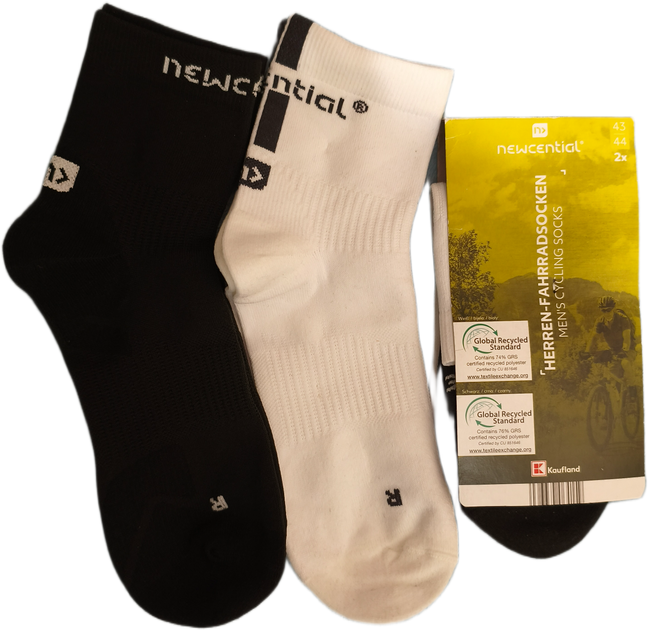 Мужские спортивные носки для велоспорта Kaufland Newcential Cycling socks 43-44р 2 пары - Фото 3 Мужские спортивные носки для велоспорта Kaufland Newcential Cycling socks 43-44р 2 пары - изображение 3