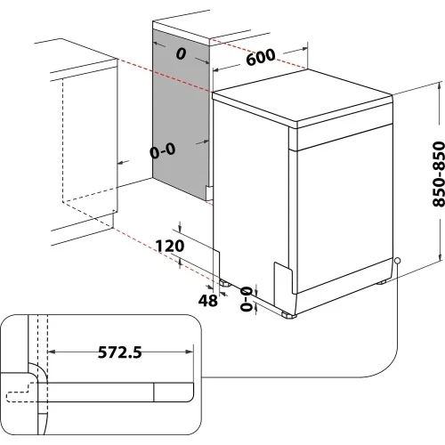 Посудомоечная машина Whirlpool W2F HD624 X - Фото 3 Посудомоечная машина Whirlpool W2F HD624 X - изображение 3