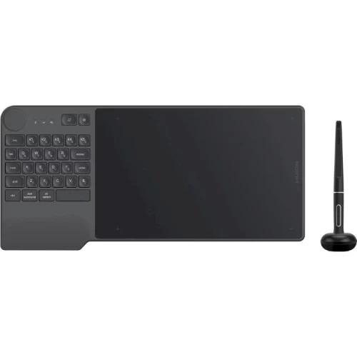 Графический планшет Huion Inspiroy Keydial KD200 + перчатка, Dark Grey - Фото 1 Графический планшет Huion Inspiroy Keydial KD200 + перчатка, Dark Grey - изображение 1