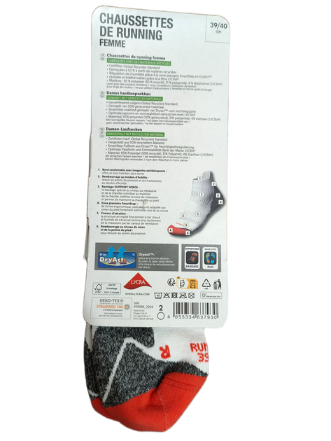 Жіночі спортивні шкарпетки для бігу Chaussettes De Running Crivit 39-40р 1 пара - зображення 2