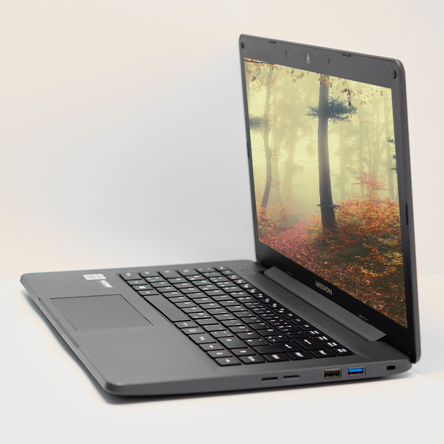 Ноутбук 14" Medion (Lenovo Group) E14412 | Intel Core i3-10110U | IPS (1920x1080) FullHD | RAM DDR4 8 ГБ | SSD 256 ГБ | Intel Graphics | LAN RJ-45 | Win11 (5100) - Уценка - изображение 3