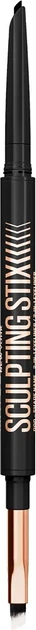 Kredka do oczu Maybelline New York Sculpting Stix 2 w 1 z pędzelkiem Black Blur 0.7 g (3600531718404) - Zdjęcie 1 Kredka do oczu Maybelline New York Sculpting Stix 2 w 1 z pędzelkiem Black Blur 0.7 g (3600531718404) - obraz 1