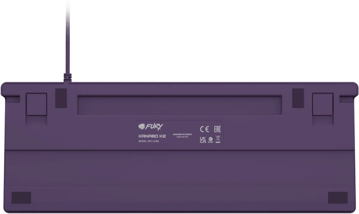 Klawiatura przewodowa Fury Kanabo K2 Grey-Violet (NFU-2350) - obraz 6
