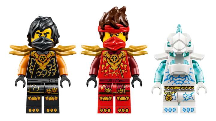 Конструктор LEGO Ninjago Комбіновані транспортні засоби Кая та Коула 394 деталі (71864) - зображення 8