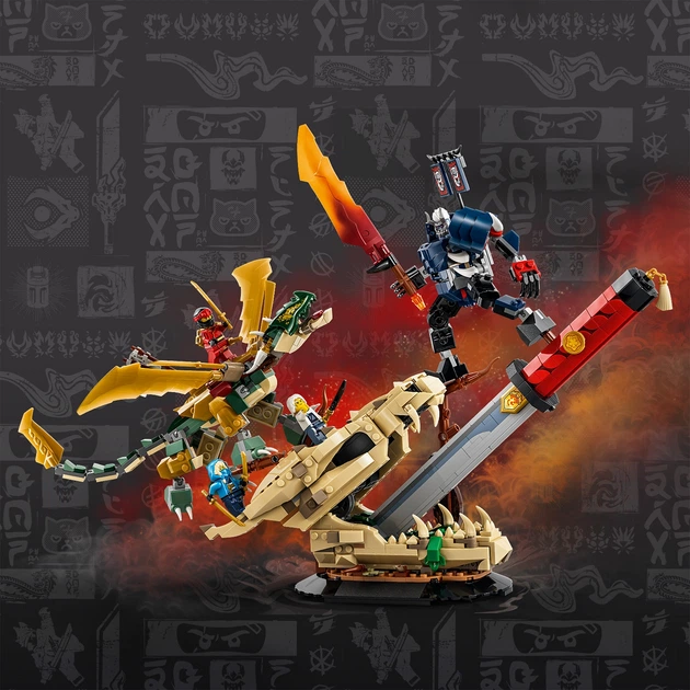 Конструктор LEGO Ninjago Битва біля черепа Дракона з мечем 1016 деталей (71871) - зображення 8