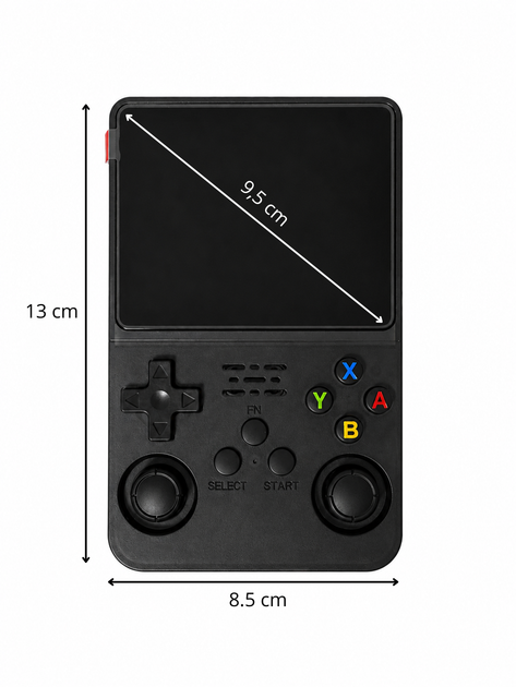 Портативная игровая консоль 128GB с 30000 бесплатных игр ретро приставка с IPS экраном 3.5" чёрная - Фото 8 Портативная игровая консоль 128GB с 30000 бесплатных игр ретро приставка с IPS экраном 3.5" чёрная - изображение 8