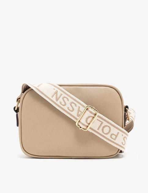 Сумка кросбоді U.S. Polo Assn. Classic Zip Crossbody Bag Taupe (бежева) - зображення 3