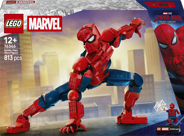 Конструктор LEGO Super Heroes Фігурка супергероя Людини-Павука 813 деталей (76346) - Фото 1 Конструктор LEGO Super Heroes Фігурка супергероя Людини-Павука 813 деталей (76346) - зображення 1