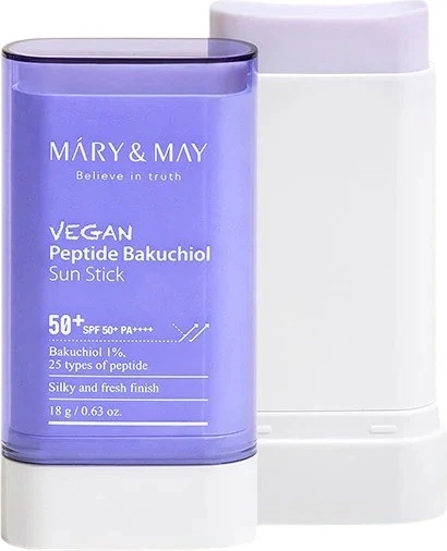 Krem przeciwsłoneczny Mary and May Vegan Peptide Bakuchiol SPF 50+ PA++++ w sztyfcie 18 g (8809670682033) - obraz 2