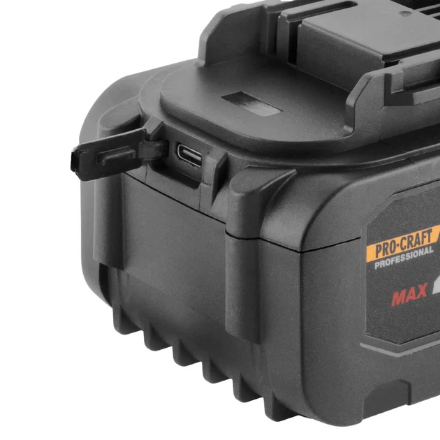 Аккумуляторная батарея Procraft TypeC 20V 8Ah 20 В 8 А/час Type-C Зарядка - Фото 2 Аккумуляторная батарея Procraft TypeC 20V 8Ah 20 В 8 А/час Type-C Зарядка - изображение 2