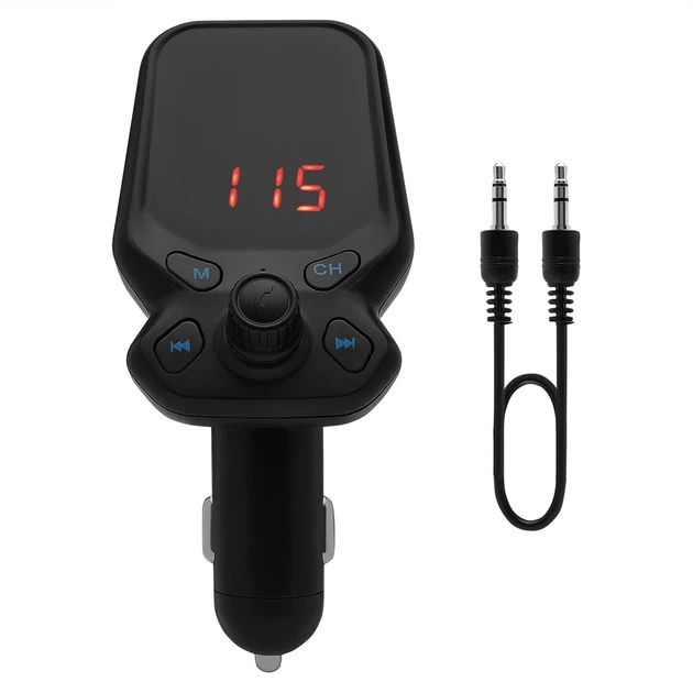 FM модулятор MP3 с Bluetooth 5.0 и ЖК-дисплеем — S30 Black (778593) - изображение 3