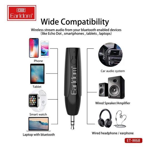 Bluetooth Audio Receiver — Earldom ET-M68 (771873) - Фото 6 Bluetooth Audio Receiver — Earldom ET-M68 (771873) - изображение 6