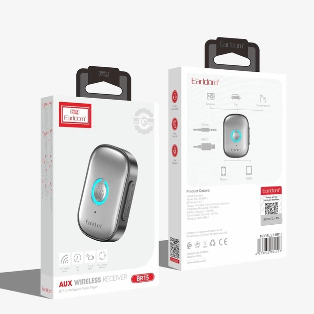 Bluetooth Audio Receiver — Earldom ET-BR15 (786271) - изображение 8