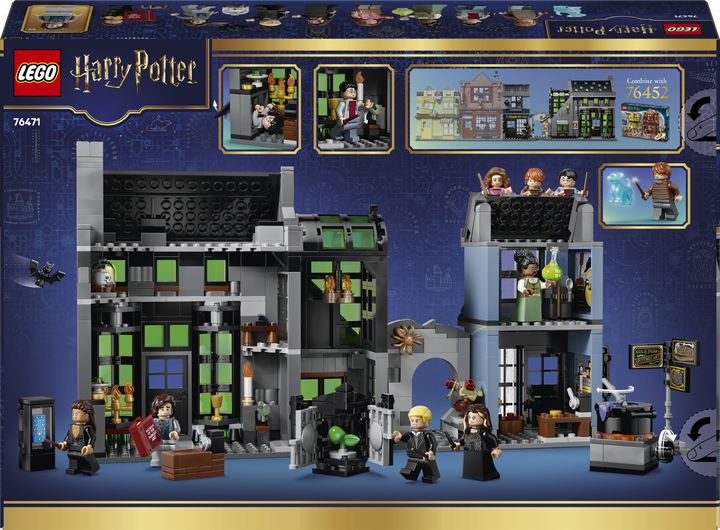 Zestaw klocków LEGO Harry Potter Magiczne sklepy na ulicy Śmiertelnego Nokturnu 788 elementów (76471) - Zdjęcie 9 Zestaw klocków LEGO Harry Potter Magiczne sklepy na ulicy Śmiertelnego Nokturnu 788 elementów (76471) - obraz 9